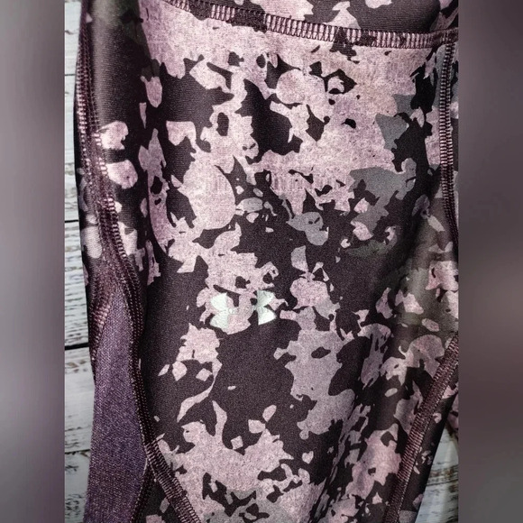 Under Armour Compression Crop Leggings Purple size Small Performance - Picture 4 of 6